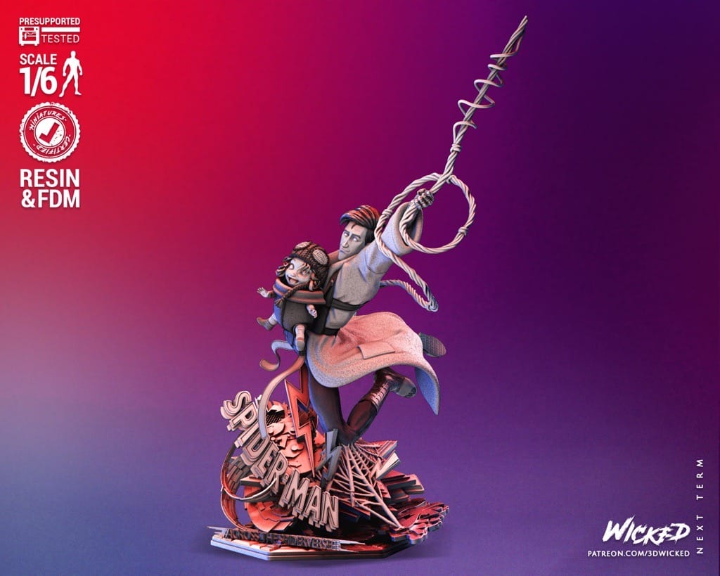 P站图纸印象馆 3DWicked 漫威 蜘蛛侠 废柴帅大叔 3DWicked 漫威 蜘蛛侠 废柴帅大叔