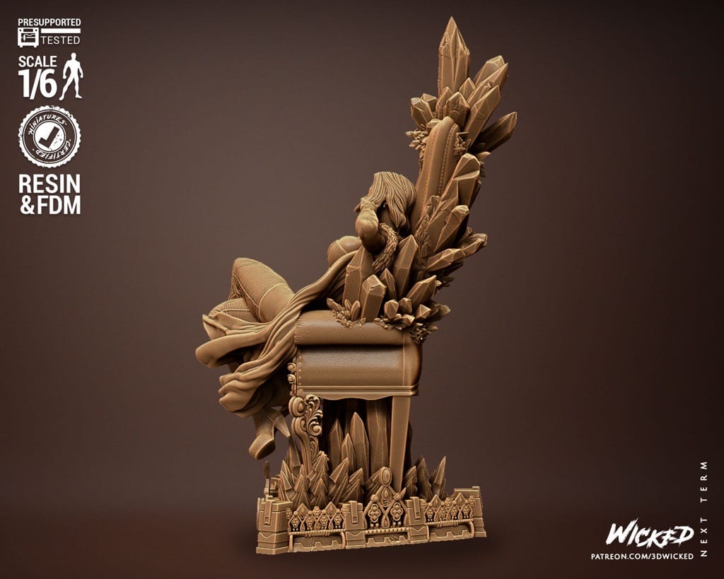 P站图纸印象馆 3DWicked 漫威 X战警 白皇后 3DWicked 漫威 X战警 白皇后