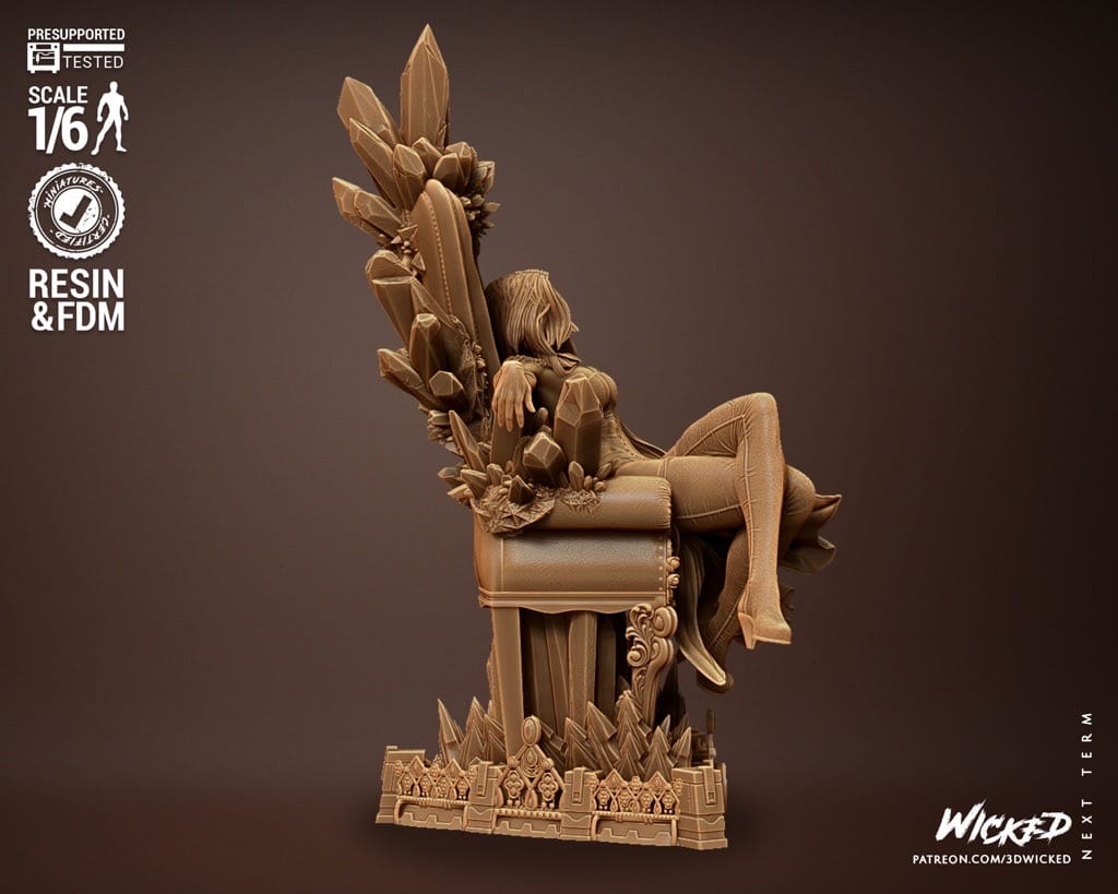 P站图纸印象馆 3DWicked 漫威 X战警 白皇后 3DWicked 漫威 X战警 白皇后