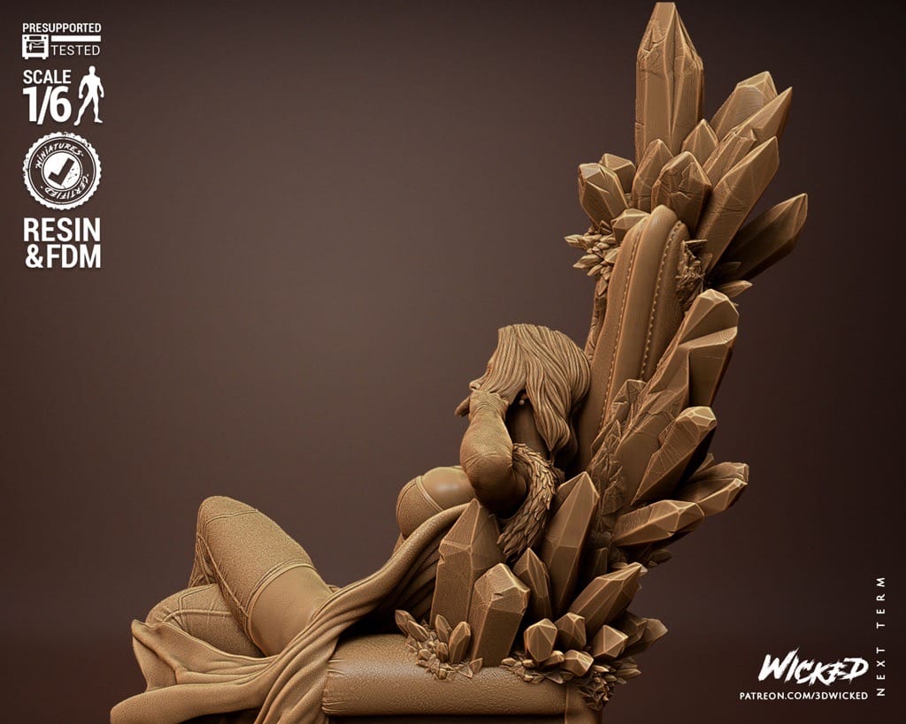 P站图纸印象馆 3DWicked 漫威 X战警 白皇后 3DWicked 漫威 X战警 白皇后