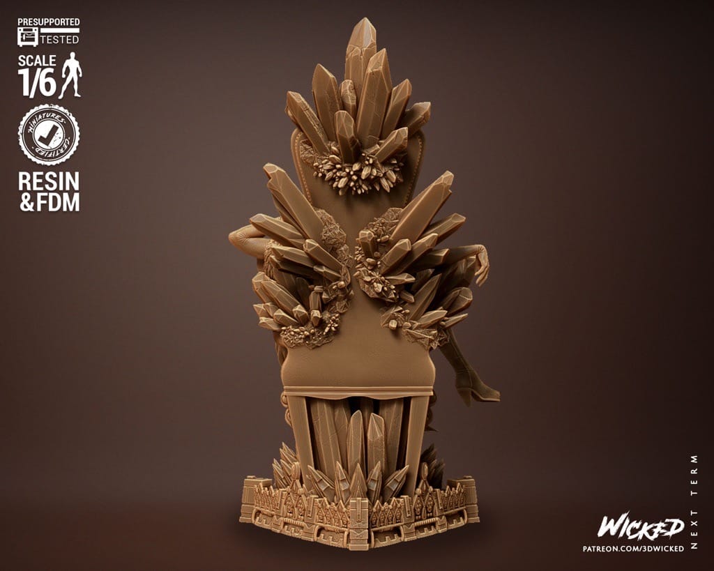 P站图纸印象馆 3DWicked 漫威 X战警 白皇后 3DWicked 漫威 X战警 白皇后