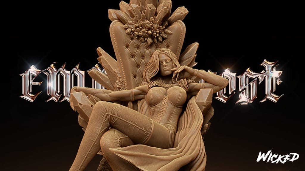 P站图纸印象馆 3DWicked 漫威 X战警 白皇后 3DWicked 漫威 X战警 白皇后