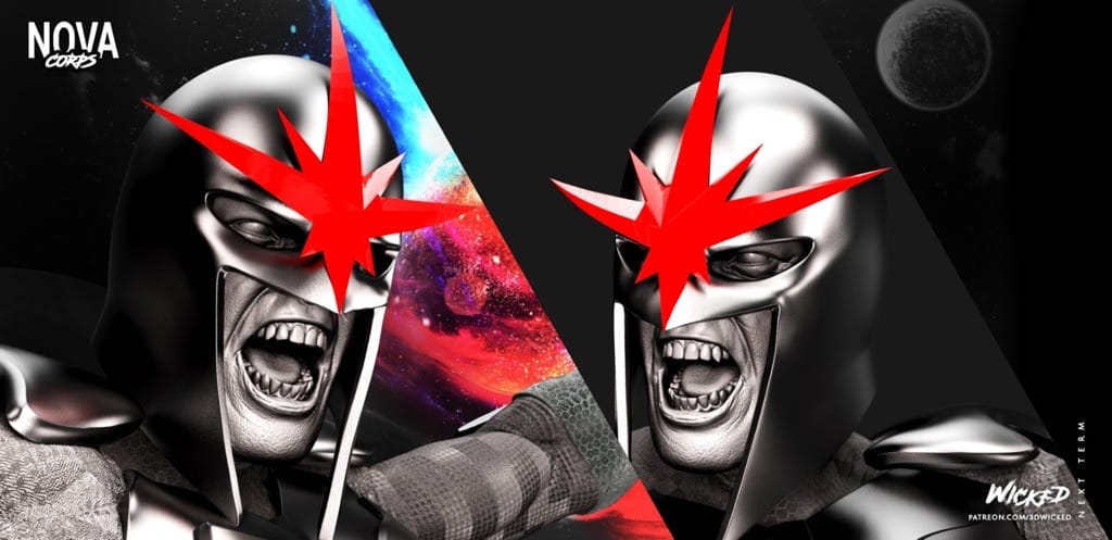 P站图纸印象馆 3DWicked 漫威 新星 3DWicked 漫威 新星