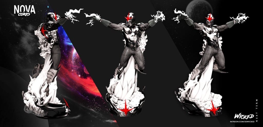 P站图纸印象馆 3DWicked 漫威 新星 3DWicked 漫威 新星