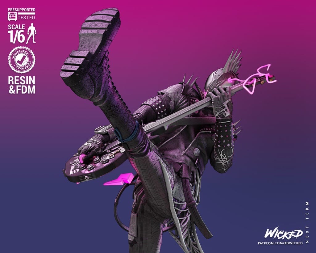 P站图纸印象馆 3DWicked 漫威 蜘蛛朋克 3DWicked 漫威 蜘蛛朋克