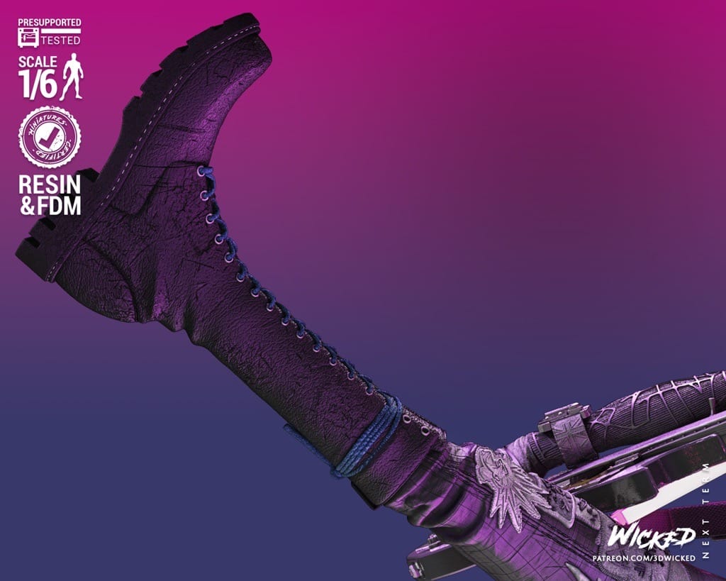 P站图纸印象馆 3DWicked 漫威 蜘蛛朋克 3DWicked 漫威 蜘蛛朋克