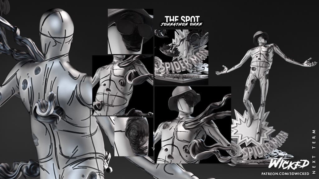 P站图纸印象馆 3DWicked 漫威 蜘蛛侠 斑点 3DWicked 漫威 蜘蛛侠 斑点