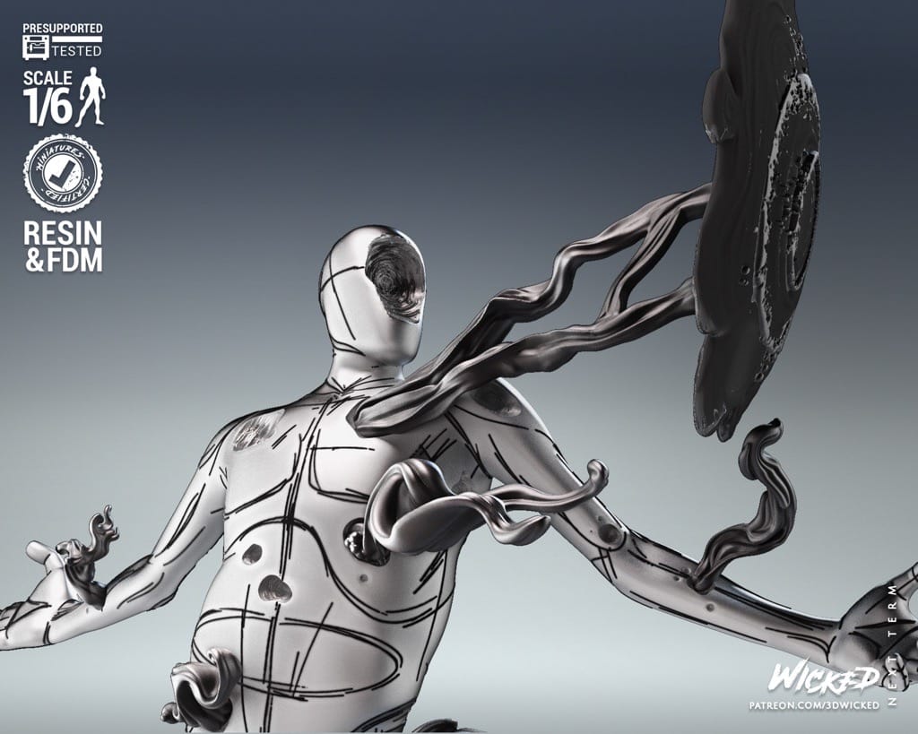 P站图纸印象馆 3DWicked 漫威 蜘蛛侠 斑点 3DWicked 漫威 蜘蛛侠 斑点