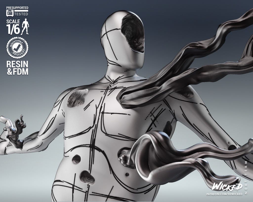 P站图纸印象馆 3DWicked 漫威 蜘蛛侠 斑点 3DWicked 漫威 蜘蛛侠 斑点