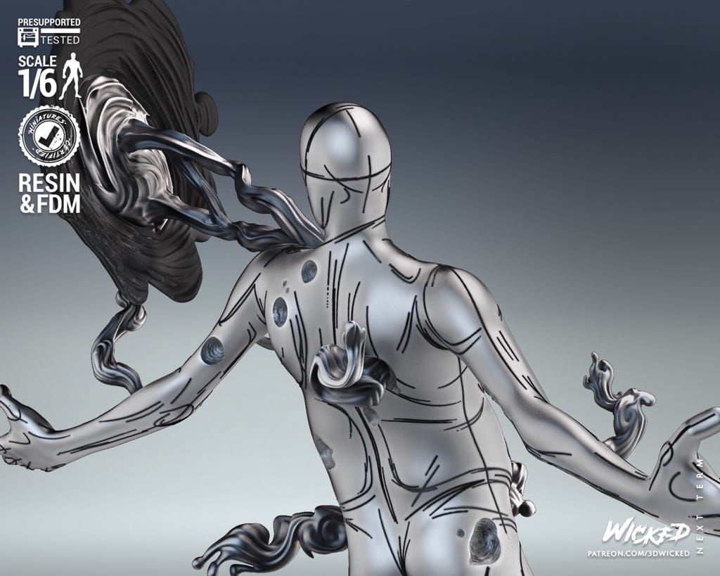 P站图纸印象馆 3DWicked 漫威 蜘蛛侠 斑点 3DWicked 漫威 蜘蛛侠 斑点