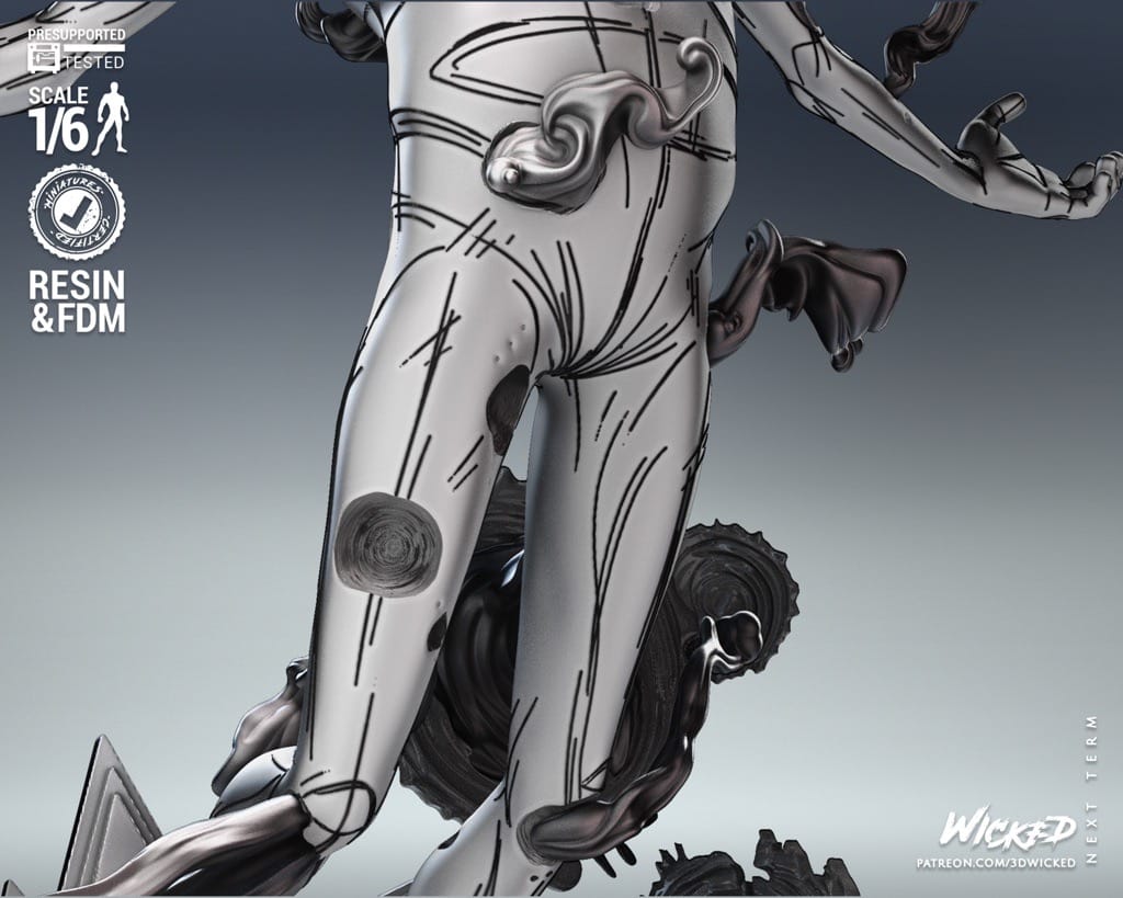 P站图纸印象馆 3DWicked 漫威 蜘蛛侠 斑点 3DWicked 漫威 蜘蛛侠 斑点