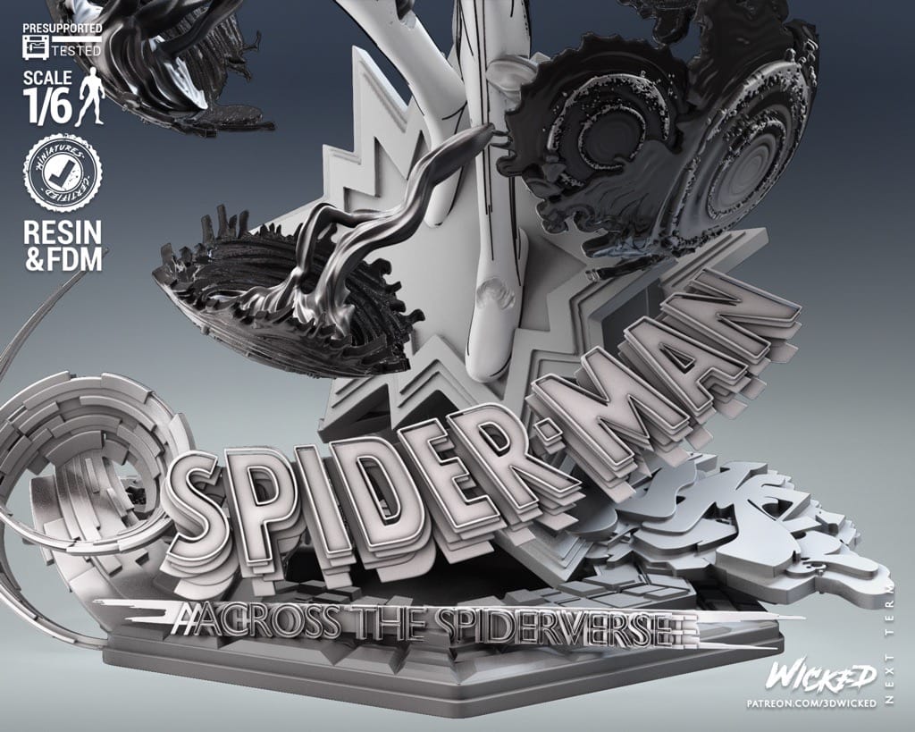 P站图纸印象馆 3DWicked 漫威 蜘蛛侠 斑点 3DWicked 漫威 蜘蛛侠 斑点