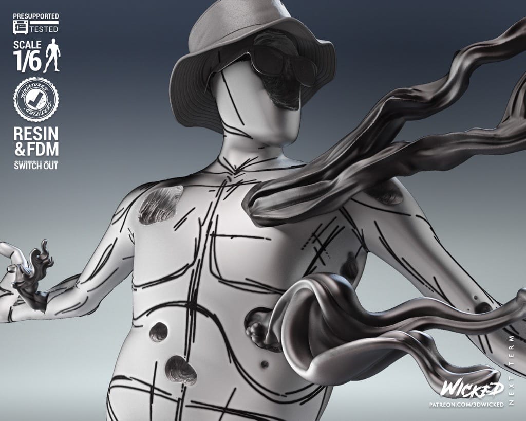 P站图纸印象馆 3DWicked 漫威 蜘蛛侠 斑点 3DWicked 漫威 蜘蛛侠 斑点