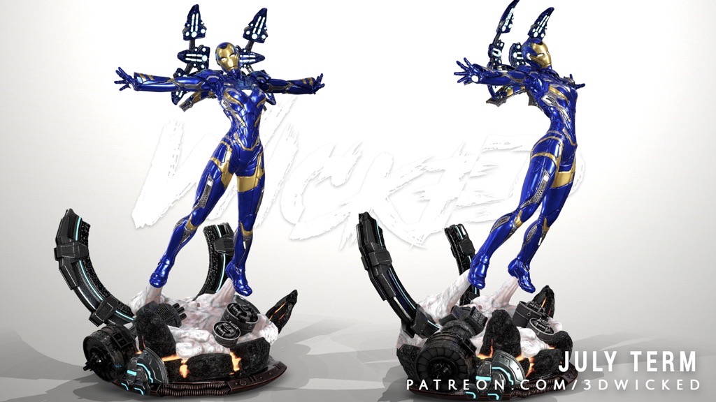 P站图纸印象馆 3DWicked 漫威 复联 救援 3DWicked 漫威 复联 救援