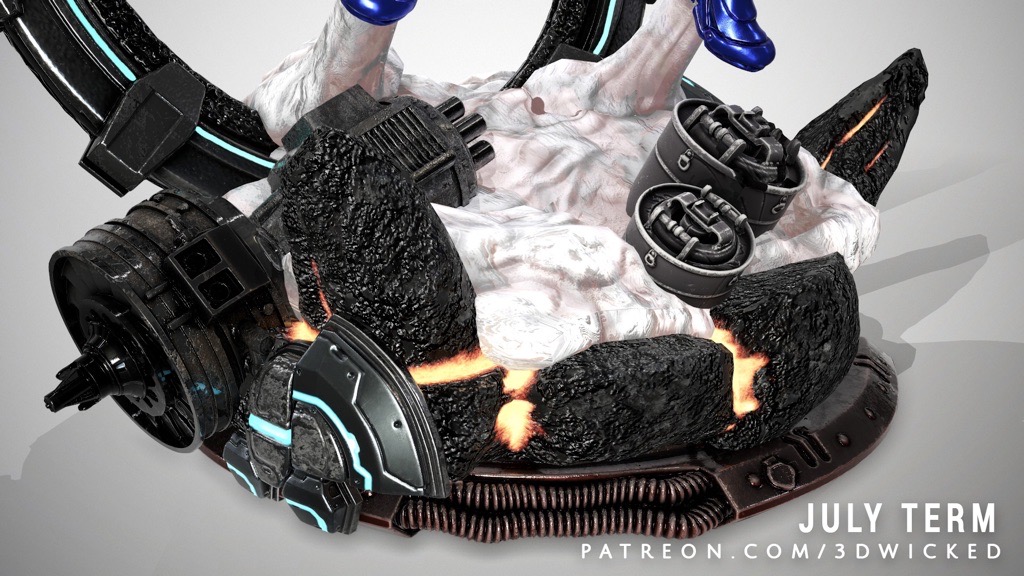 P站图纸印象馆 3DWicked 漫威 复联 救援 3DWicked 漫威 复联 救援