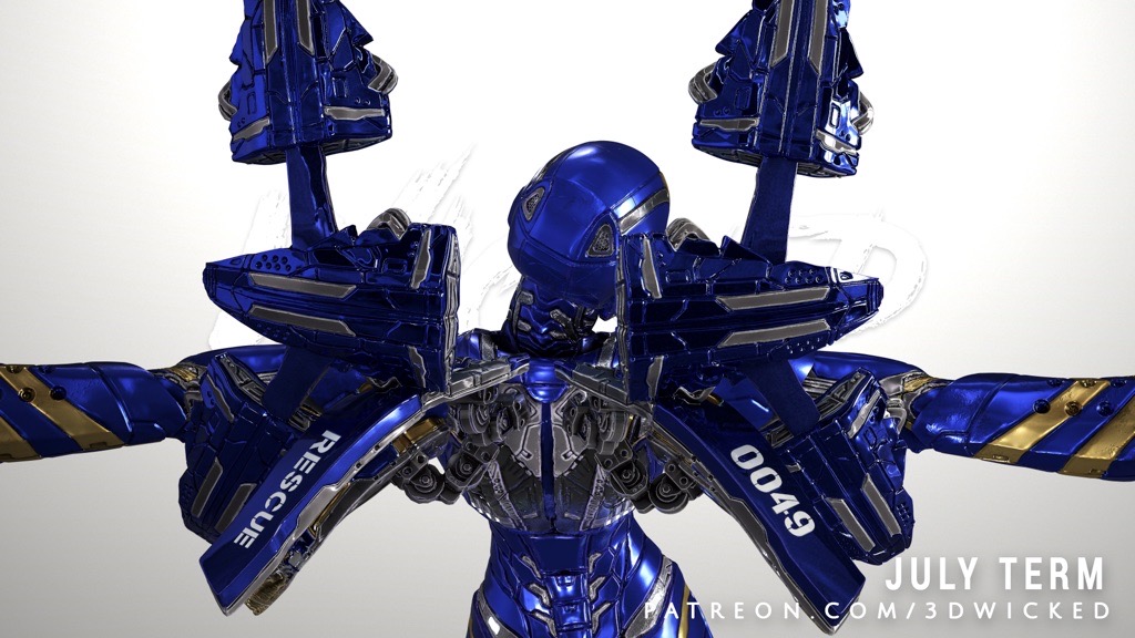 P站图纸印象馆 3DWicked 漫威 复联 救援 3DWicked 漫威 复联 救援