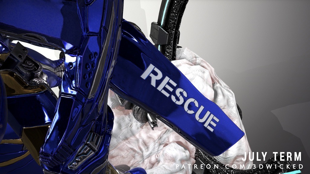 P站图纸印象馆 3DWicked 漫威 复联 救援 3DWicked 漫威 复联 救援