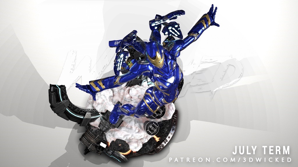 P站图纸印象馆 3DWicked 漫威 复联 救援 3DWicked 漫威 复联 救援