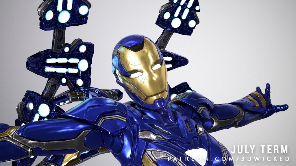 P站图纸印象馆 3DWicked 漫威 复联 救援 3DWicked 漫威 复联 救援