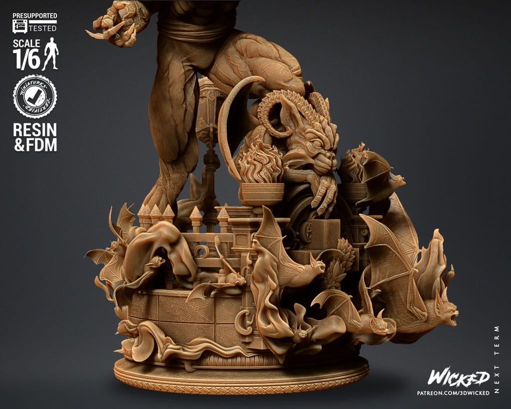 P站图纸印象馆 3DWicked 漫威 莫比亚斯 3DWicked 漫威 莫比亚斯