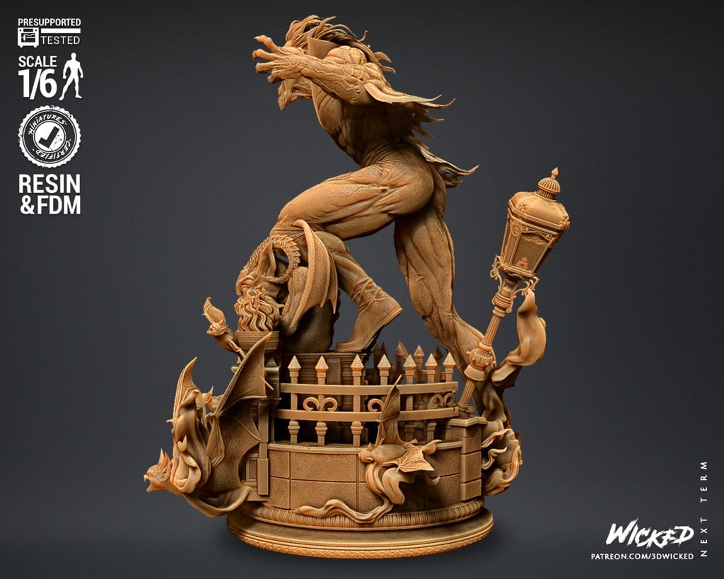 P站图纸印象馆 3DWicked 漫威 莫比亚斯 3DWicked 漫威 莫比亚斯