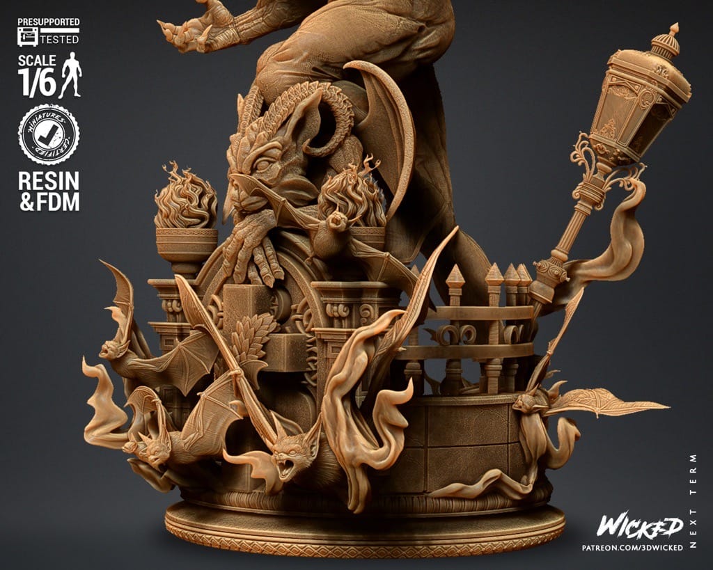 P站图纸印象馆 3DWicked 漫威 莫比亚斯 3DWicked 漫威 莫比亚斯