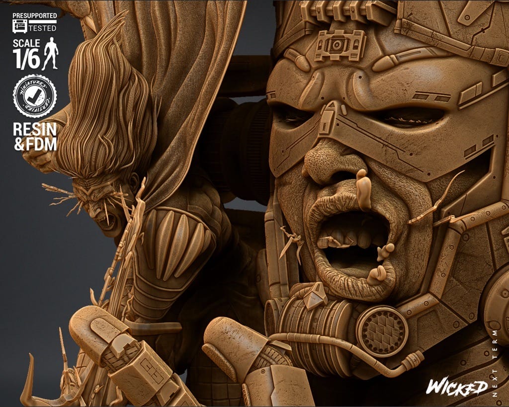 P站图纸印象馆 3DWicked 漫威 神奇四侠 雷神和行星吞噬者 3DWicked 漫威 神奇四侠 雷神和行星吞噬者