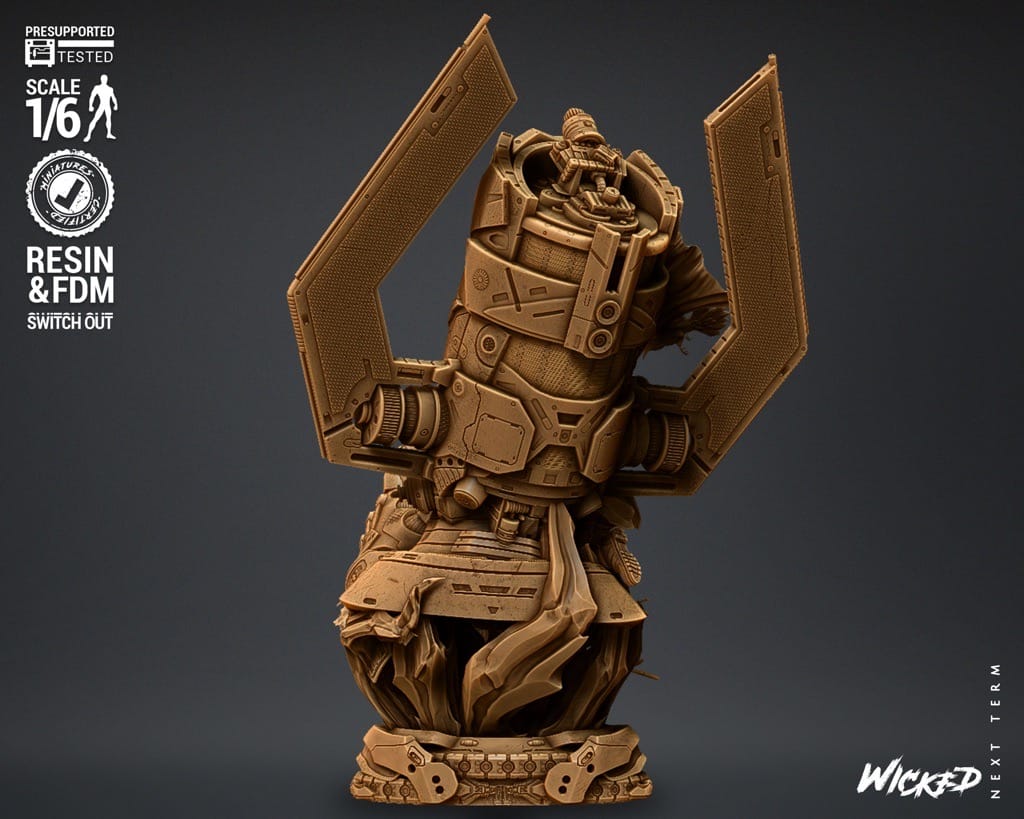 P站图纸印象馆 3DWicked 漫威 神奇四侠 雷神和行星吞噬者 3DWicked 漫威 神奇四侠 雷神和行星吞噬者