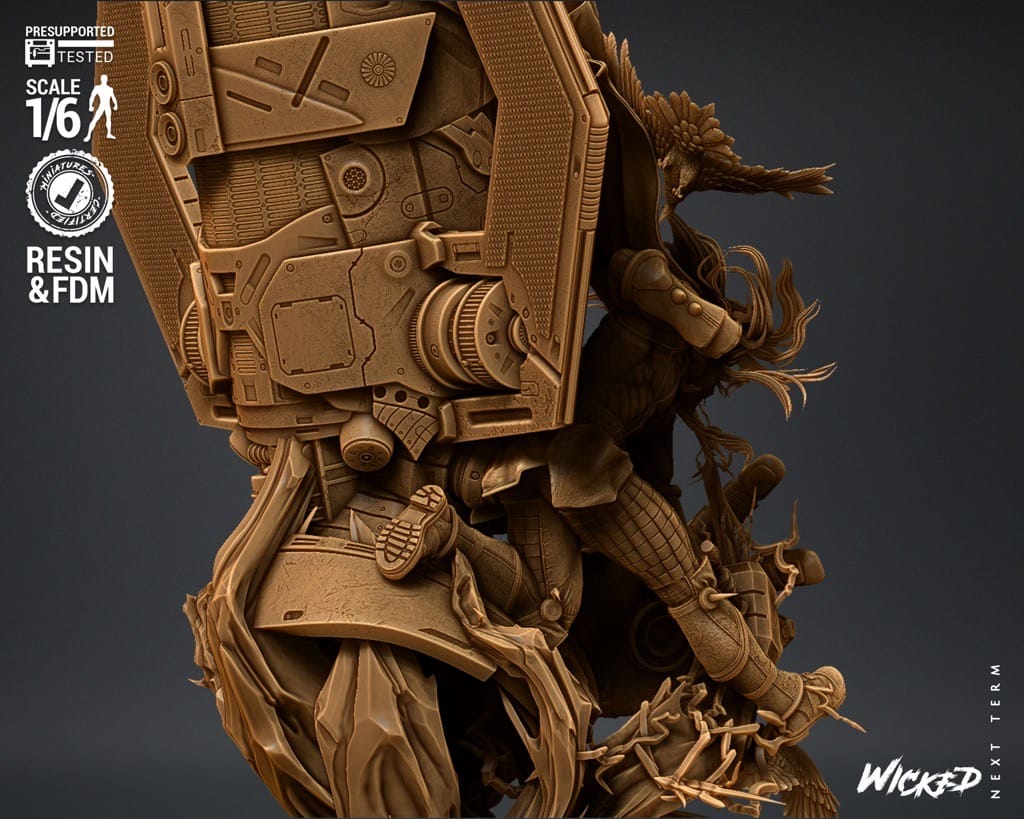 P站图纸印象馆 3DWicked 漫威 神奇四侠 雷神和行星吞噬者 3DWicked 漫威 神奇四侠 雷神和行星吞噬者