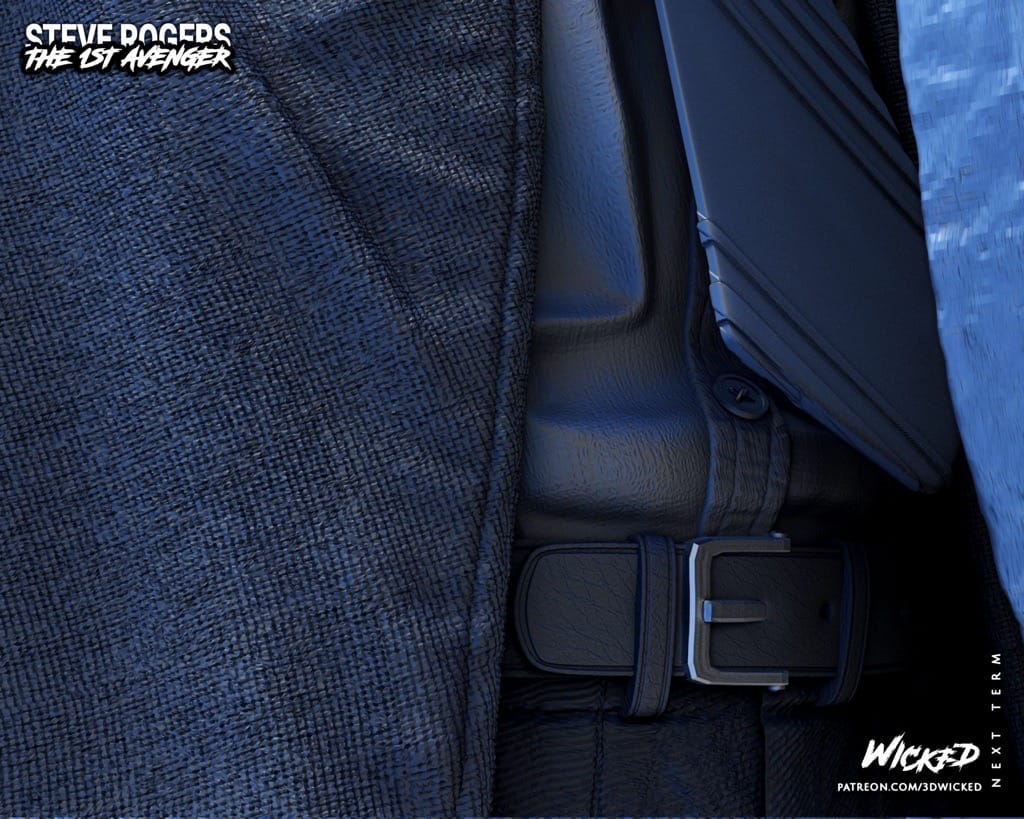P站图纸印象馆 3DWicked 漫威 美国队长 史蒂夫·罗杰斯 3DWicked 漫威 美国队长 史蒂夫·罗杰斯