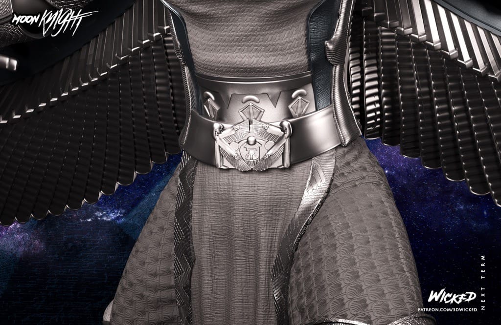 P站图纸印象馆 3DWicked 漫威 月光骑士 猩红圣甲虫 3DWicked 漫威 月光骑士 猩红圣甲虫