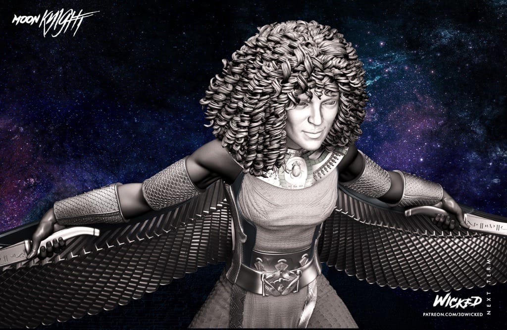 P站图纸印象馆 3DWicked 漫威 月光骑士 猩红圣甲虫 3DWicked 漫威 月光骑士 猩红圣甲虫