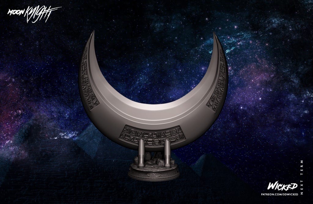 P站图纸印象馆 3DWicked 漫威 月光骑士 猩红圣甲虫 3DWicked 漫威 月光骑士 猩红圣甲虫