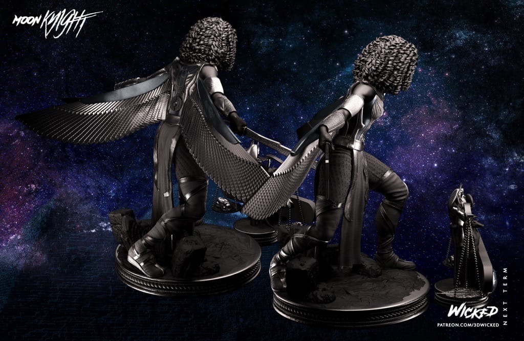 P站图纸印象馆 3DWicked 漫威 月光骑士 猩红圣甲虫 3DWicked 漫威 月光骑士 猩红圣甲虫