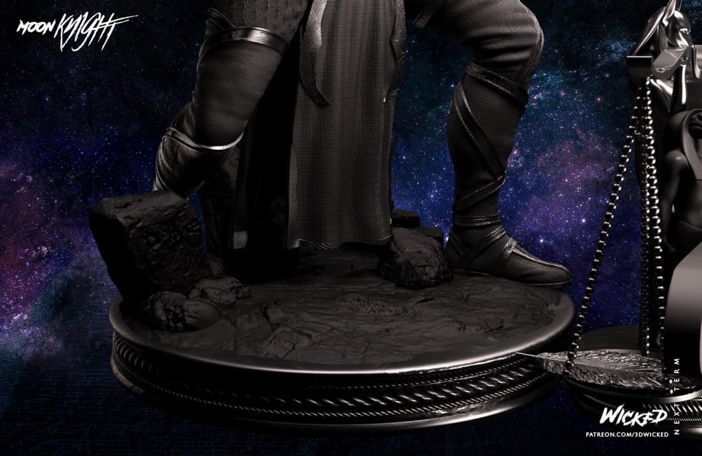 P站图纸印象馆 3DWicked 漫威 月光骑士 猩红圣甲虫 3DWicked 漫威 月光骑士 猩红圣甲虫