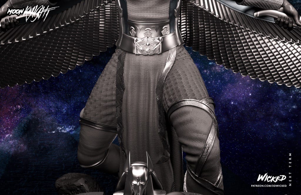 P站图纸印象馆 3DWicked 漫威 月光骑士 猩红圣甲虫 3DWicked 漫威 月光骑士 猩红圣甲虫