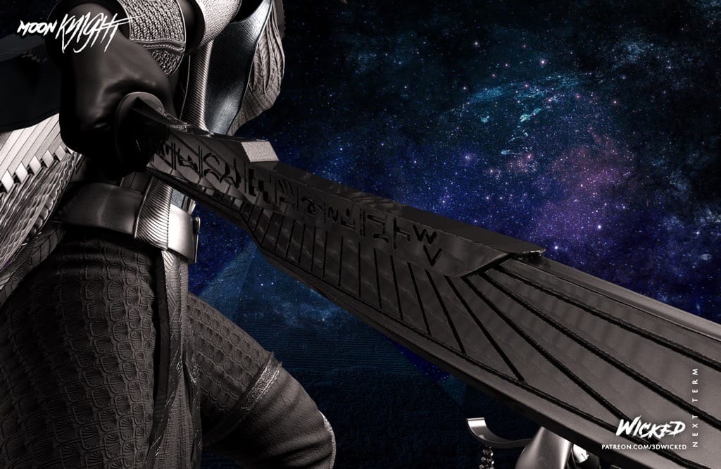 P站图纸印象馆 3DWicked 漫威 月光骑士 猩红圣甲虫 3DWicked 漫威 月光骑士 猩红圣甲虫