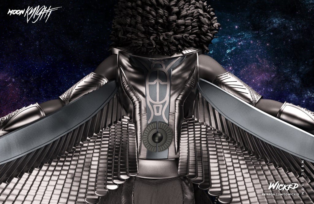 P站图纸印象馆 3DWicked 漫威 月光骑士 猩红圣甲虫 3DWicked 漫威 月光骑士 猩红圣甲虫