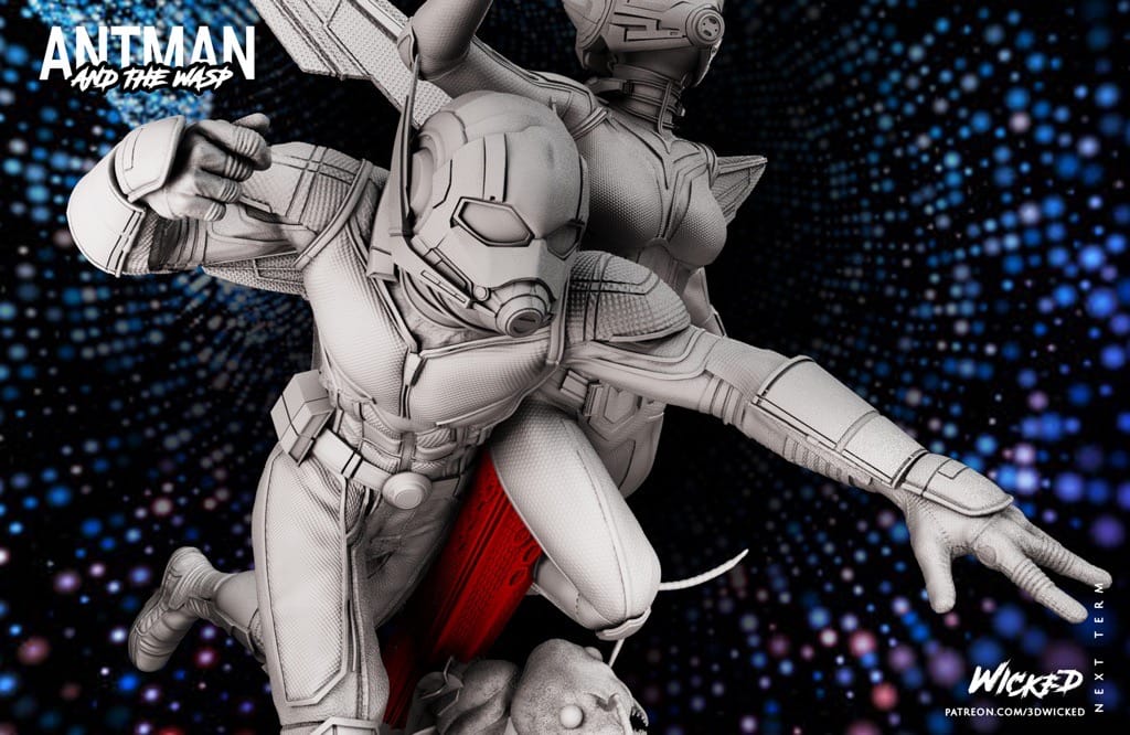 P站图纸印象馆 3DWicked 漫威 蚁人与黄蜂女 3DWicked 漫威 蚁人与黄蜂女