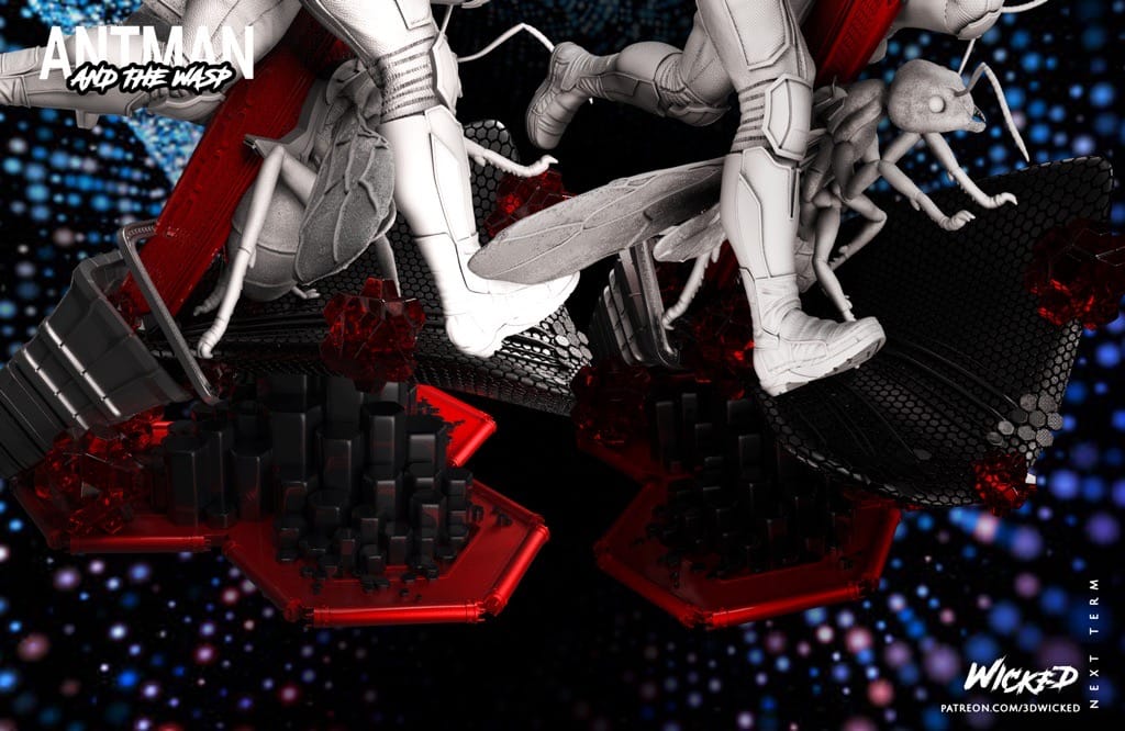 P站图纸印象馆 3DWicked 漫威 蚁人与黄蜂女 3DWicked 漫威 蚁人与黄蜂女