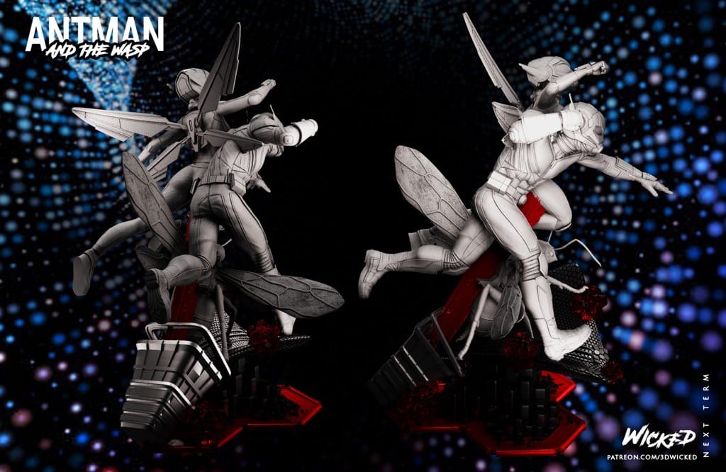 P站图纸印象馆 3DWicked 漫威 蚁人与黄蜂女 3DWicked 漫威 蚁人与黄蜂女