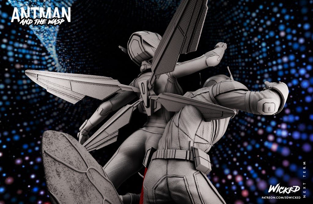 P站图纸印象馆 3DWicked 漫威 蚁人与黄蜂女 3DWicked 漫威 蚁人与黄蜂女