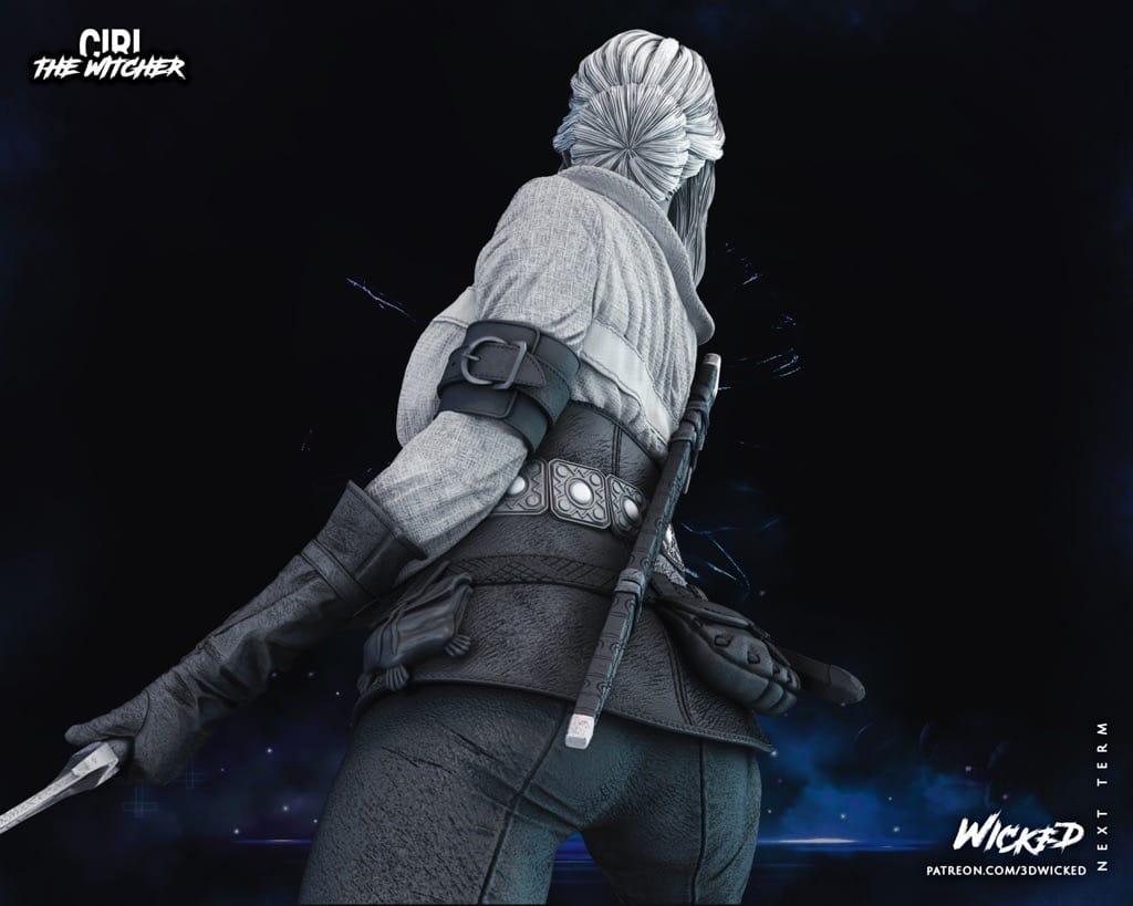 P站图纸印象馆 3DWicked 猎魔人 希里 3DWicked 猎魔人 希里