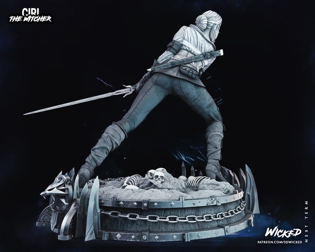 P站图纸印象馆 3DWicked 猎魔人 希里 3DWicked 猎魔人 希里