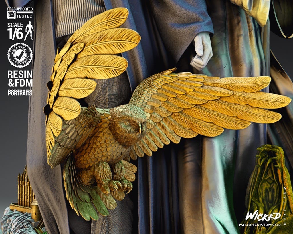 P站图纸印象馆 3DWicked 哈利波特和伏地魔 3DWicked 哈利波特和伏地魔