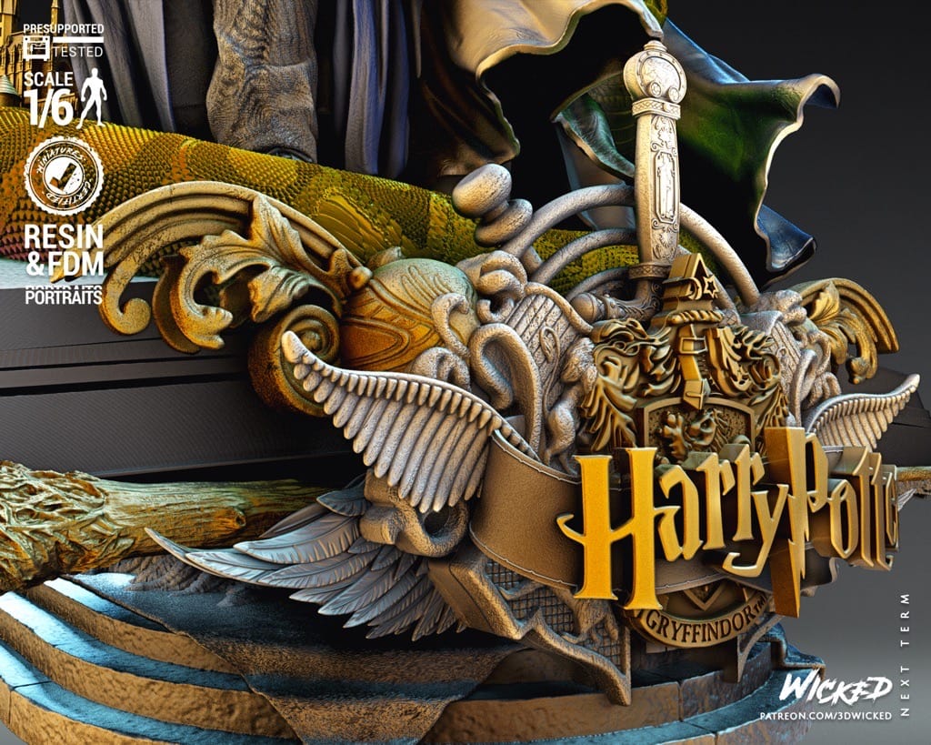 P站图纸印象馆 3DWicked 哈利波特和伏地魔 3DWicked 哈利波特和伏地魔