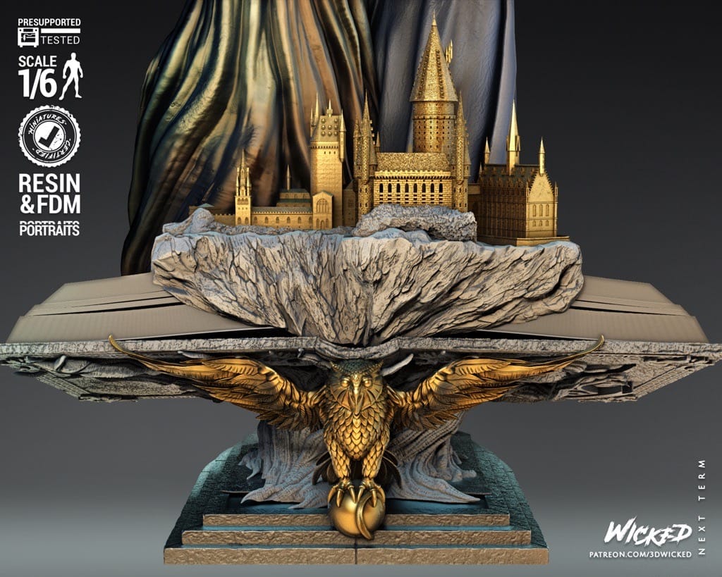 P站图纸印象馆 3DWicked 哈利波特和伏地魔 3DWicked 哈利波特和伏地魔