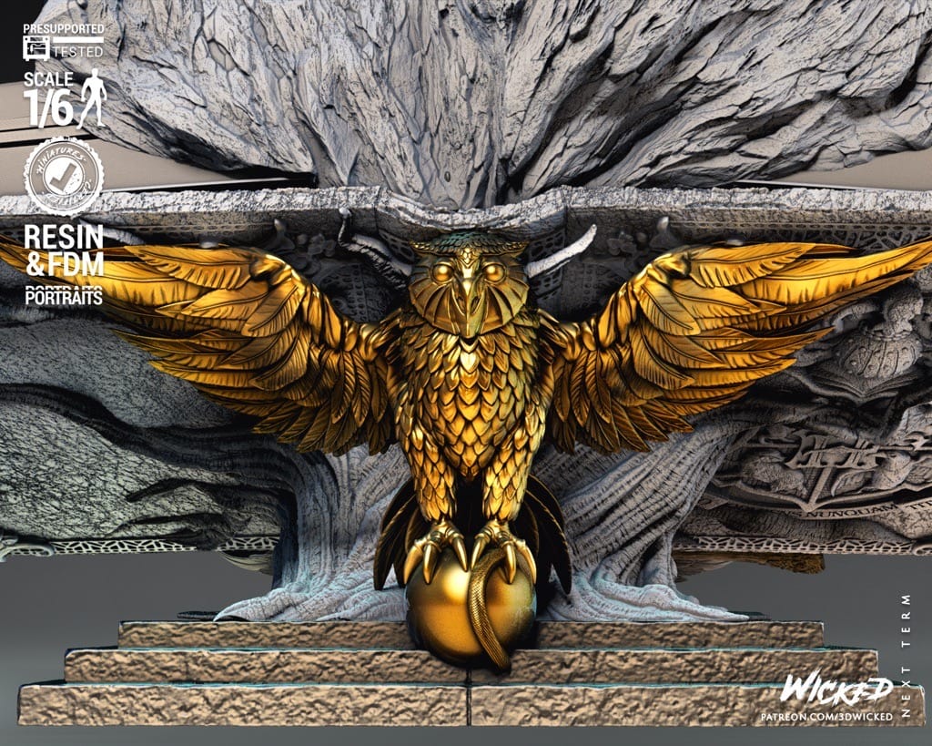 P站图纸印象馆 3DWicked 哈利波特和伏地魔 3DWicked 哈利波特和伏地魔