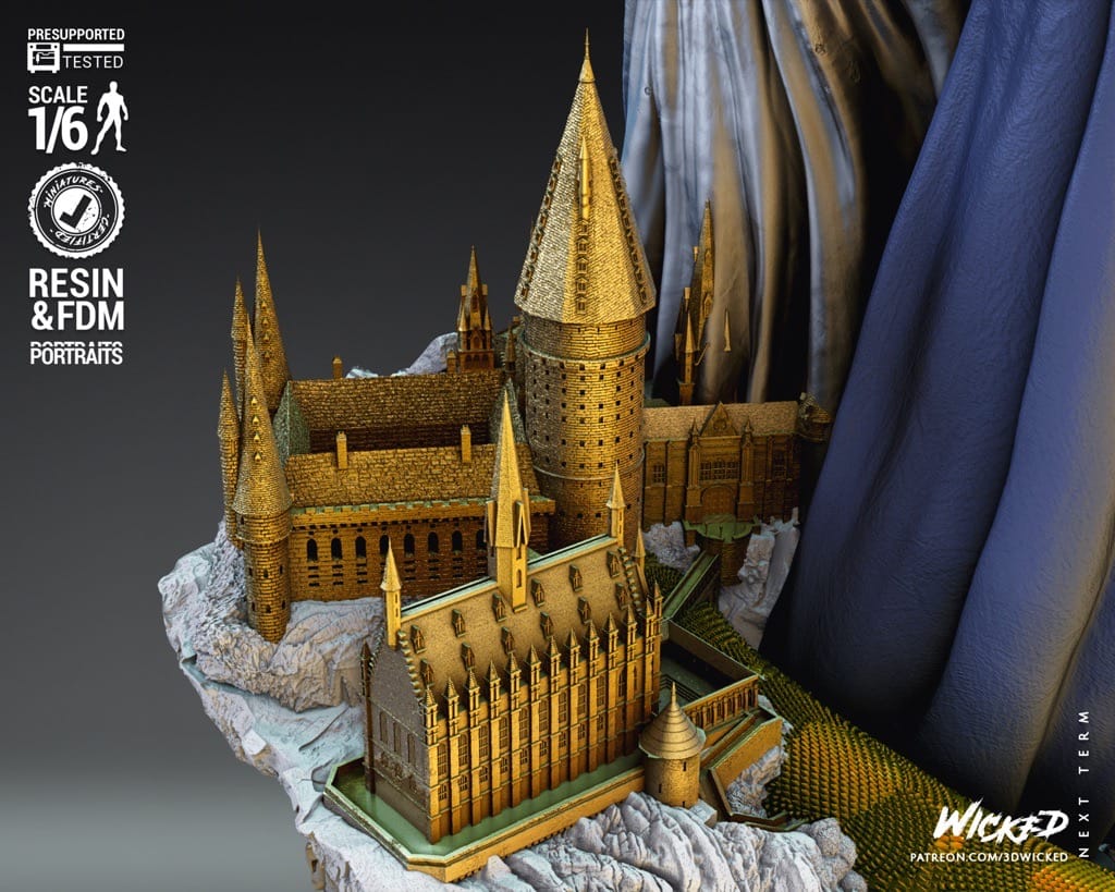 P站图纸印象馆 3DWicked 哈利波特和伏地魔 3DWicked 哈利波特和伏地魔