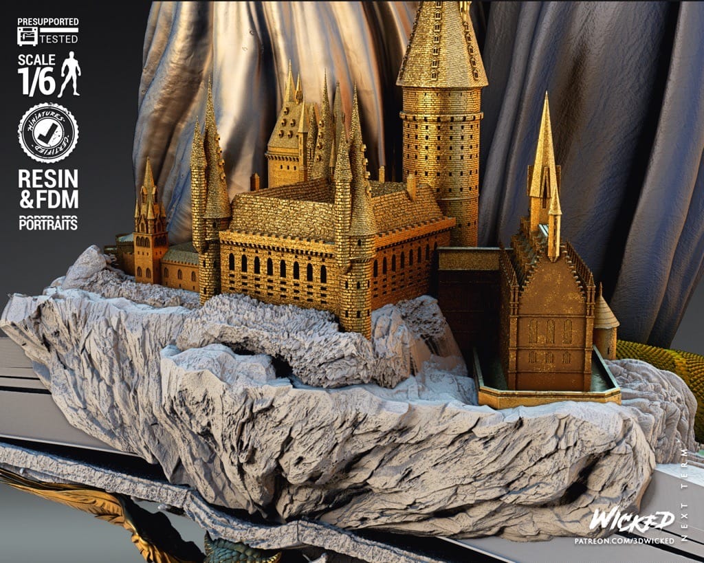 P站图纸印象馆 3DWicked 哈利波特和伏地魔 3DWicked 哈利波特和伏地魔